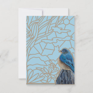 Bluebird Thank you Card