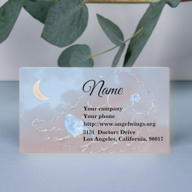 Bluebird & the Moon  Business Card (Creator Uploaded)