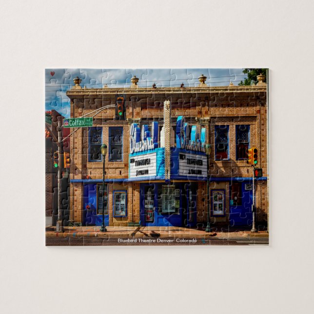 Bluebird Theatre Denver Colorado Jigsaw Puzzle (Horizontal)