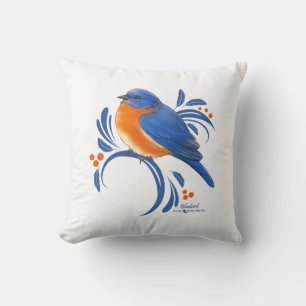 Bluebird Throw Pillow