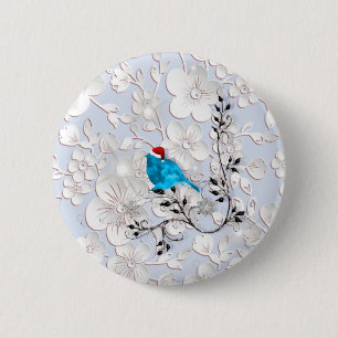 Bluebird Watching for Santa Button