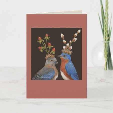 Bluebird Wedding Card