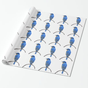 Bluebird Wrapping Paper