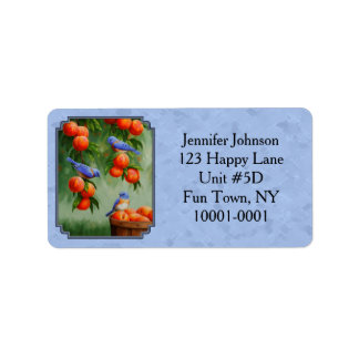 Bluebirds and Peaches Blue Label