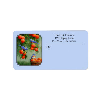 Bluebirds and Peaches Blue Label