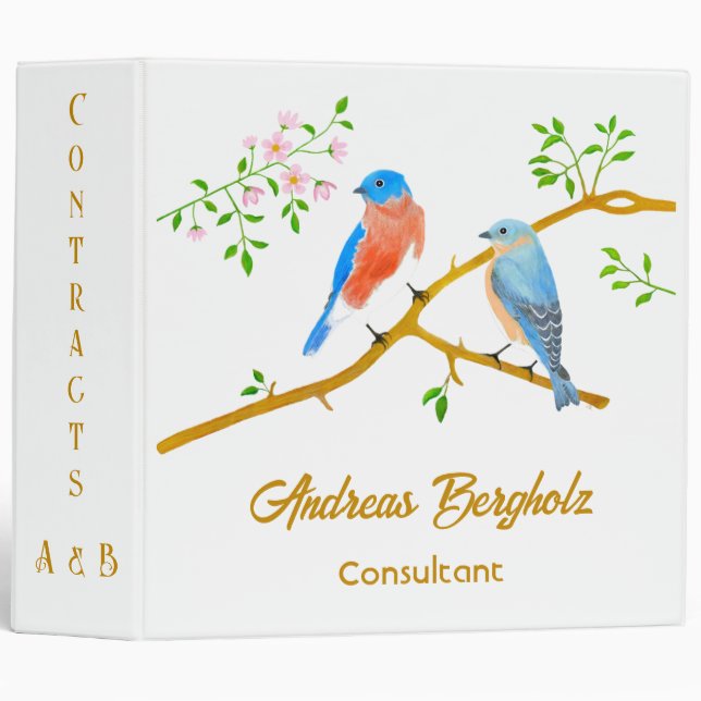 Bluebirds Binder (Front/Spine)