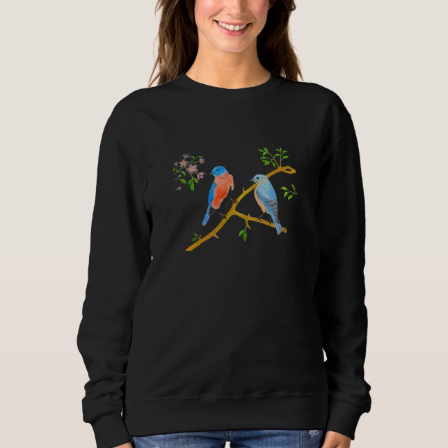 Bluebirds Black Sweatshirt (Front)