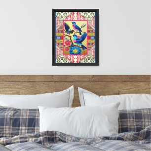 BLUEBIRDS CANVAS PRINT