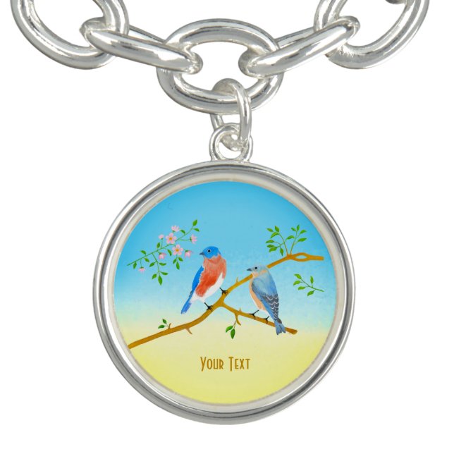 Bluebirds Charm Bracelet (Design)