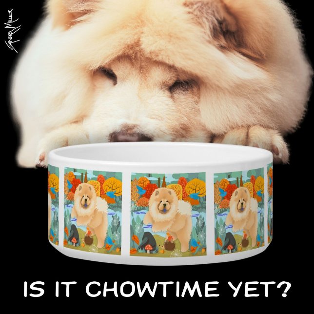 BLUEBIRDS OF HAPPINESS  Chow Dog Bowl dish (Creator Uploaded)
