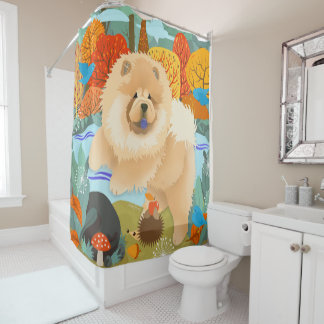 BLUEBIRDS OF HAPPINESS Chow shade cloth curtain