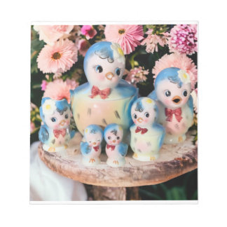 BlueBirds of Happiness Notebook Notepad