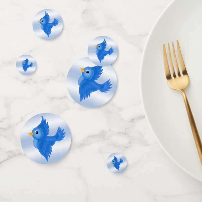 Bluebirds Table Confetti