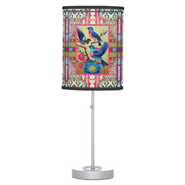 BLUEBIRDS TABLE LAMP (Front)