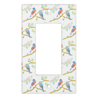 Bluebirds White Double Rocker