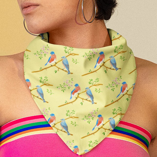 Bluebirds Yellow Bandana (Creator Uploaded)