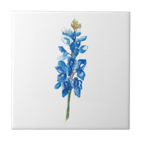 Bluebonnet 5 ceramic tile