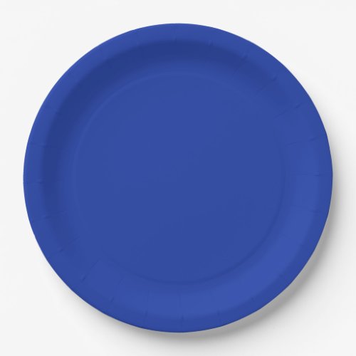 Bluebonnet Blue Paper Plates