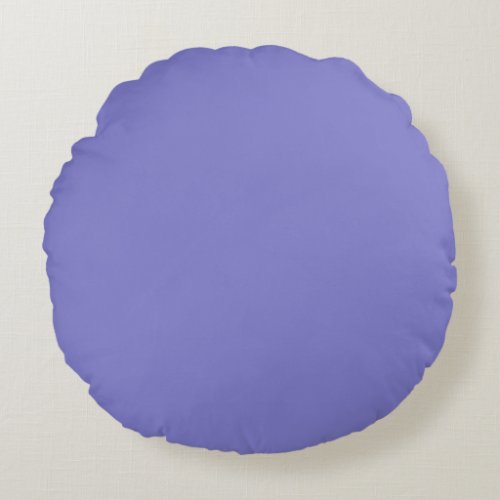 Bluebonnet Bluish_Purple Round Pillow