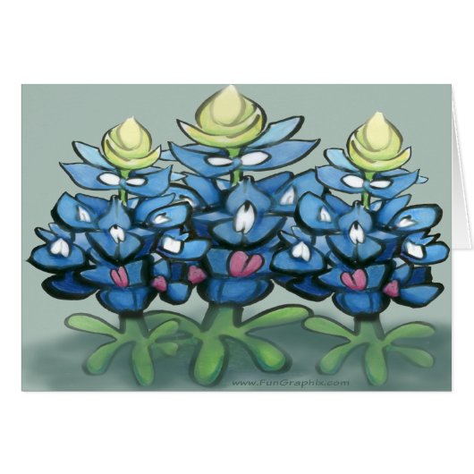 Bluebonnet Cards (Front Horizontal)