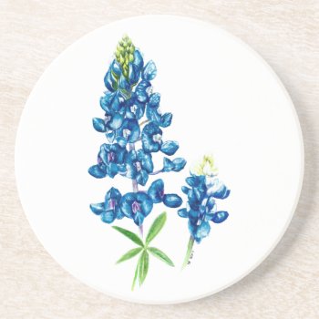 Bluebonnet Coaster by Eclectic_Ramblings at Zazzle
