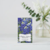 Bluebonnet Field Flowers Florist Business Card (Standing Front)