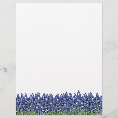 Bluebonnet Field Letterhead