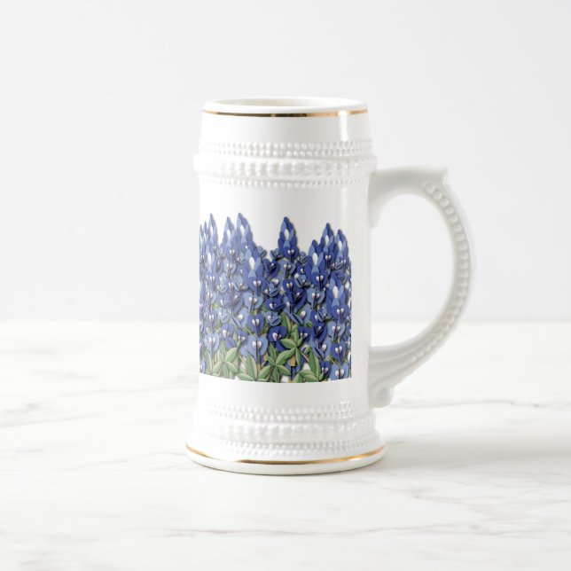 Bluebonnet Field Stein (Right)