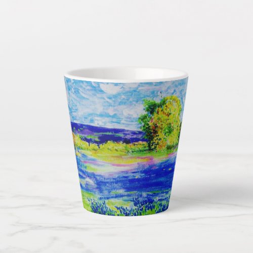 Bluebonnet Fields Latte Mug