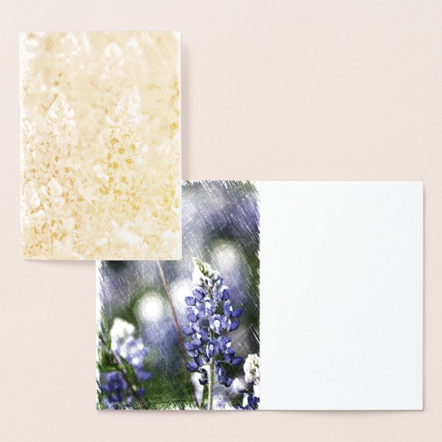 Bluebonnet Foil Card (Display)