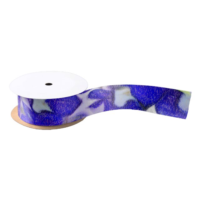 Bluebonnet in Chalk Satin Ribbon (Spool)