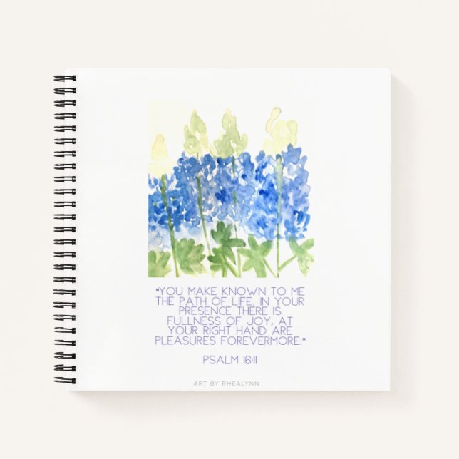 Bluebonnet Joy Journal (Front)
