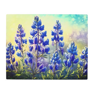 Bluebonnet Metal Wall Art