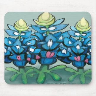 bluebonnet mouse pad