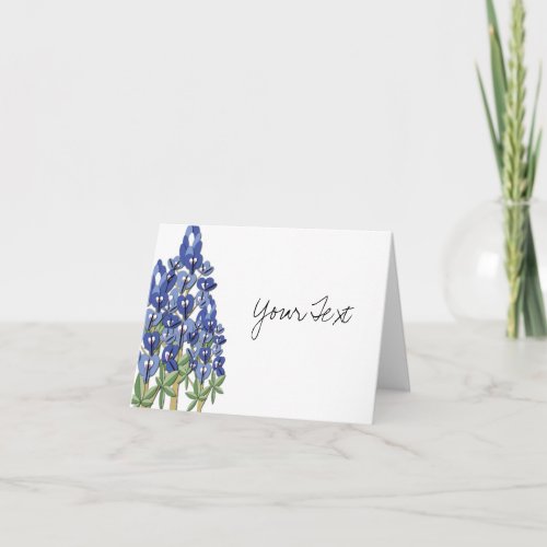 Bluebonnet Notecard