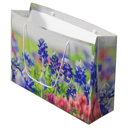 Bluebonnet on a Gift Bag