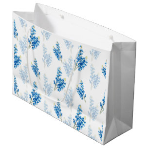 Bluebonnet Pattern Large Gift Bag