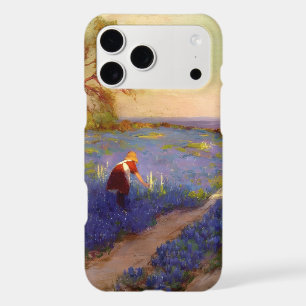 Bluebonnet Scene with Girl iPhone 17 Pro Max Case