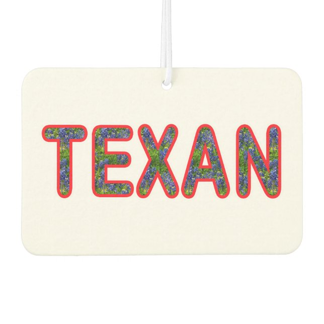 Bluebonnet Texan Air Freshener (Front)