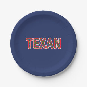 Bluebonnet Texan Paper Plates
