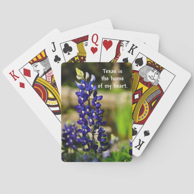 Bluebonnet "Texas is the Home of My Heart" Cards (Back)