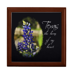 Bluebonnet "Texas the Home of My Heart" Gift Box