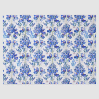 Bluebonnet Texas Wild Flower Pattern Tissue Paper