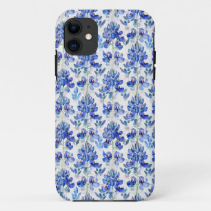 Bluebonnet Texas Wildflower - Blue Floral iPhone 11 Case