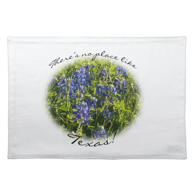 Bluebonnet "There's no place like Texas!" Placemat (Front)