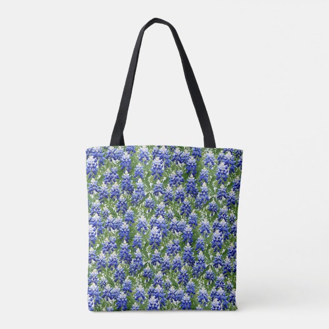 Bluebonnet Tote Bag (Back)