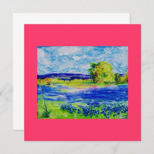 bluebonnet wild flowers (Front/Back)