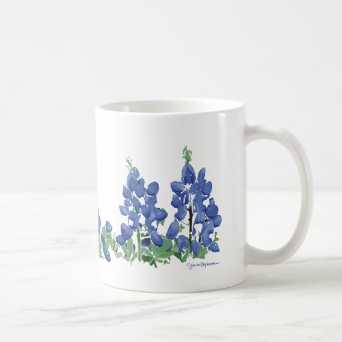 Bluebonnet Wild Flowers Texas Flowers Coffee Mug