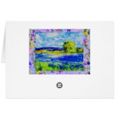 bluebonnet wildflowers drip cards (Back Horizontal)