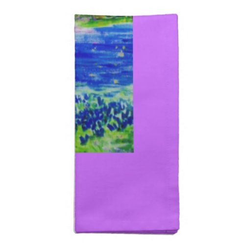 bluebonnet wildflowers napkin